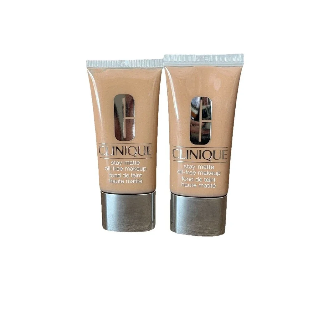 2 New Clinique Stay-Matte Oil Free Makeup CN 58 HONEY (MF) 30ml Sealed
